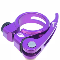 TNT Alloy Q/R Seat Post Clamp 31.8mm (Purple)