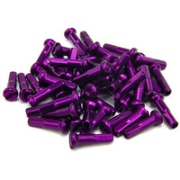 Alloy Spoke Nipples 14g 5/8" 16mm 50-pack (Purple)