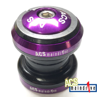 ACS Maindrive 1-1/8" Steel Headset Sealed Mech. Bearing (Purple)