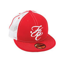 FIT Bike FBC Mesh New Era Hat (Red/White) 7-1/4"