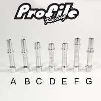 Profile Hub Axle 10mm Alloy (Front High Flange) Stud