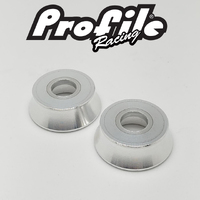 Profile Hub Cone Spacer Pair (Front 15/20) (Silver)