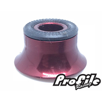 Profile MTB Rear Cone Adapter 10mm Non Drive (Red)