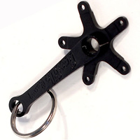 Profile Crank Key Chain (Black)