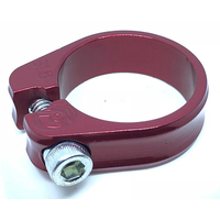 Profile Slim Jim S-Post Clamp 31.8mm Red (non-etched)