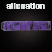 ALIENATION Backlash V2 Grip 155mm (Black-Purple Swirl)