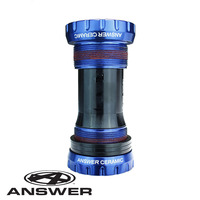 ANSWER Bottom Bracket 68-73mm x 24mm W-Ceramic Bearings (Blue)
