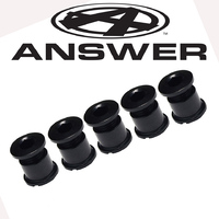 ANSWER Alloy 8mm Chain Ring Bolts Kit (Black)