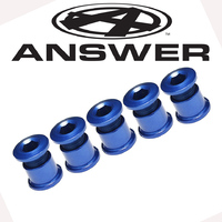ANSWER Alloy 8mm Chain Ring Bolts Kit (Blue)