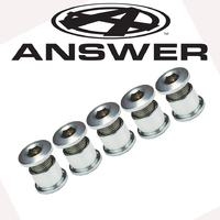 ANSWER Alloy 8mm Chain Ring Bolts Kit (Silver)