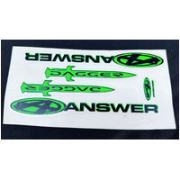 ANSWER Dagger Fork Leg Sticker 20-24 Mini (Flo Green)