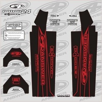 ANSWER Dagger Fork Sticker Wrap 20-Exp.Pro (Red)
