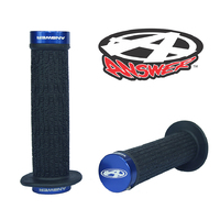 ANSWER Mini Lock-On Flanged Grips (Blue)