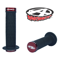 ANSWER Mini Lock-On Flanged Grips (Red)