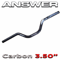 ANSWER Carbon Mini Bars 3.50" X 24" wide (Black)