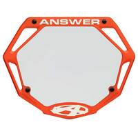 ANSWER Mini Number Plate (Orange)