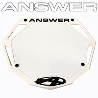 ANSWER Mini Number Plate (White)