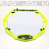 ANSWER Mini Number Plate (Flo-Yellow)