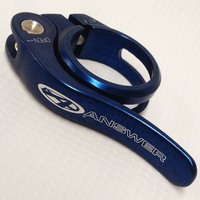 ANSWER Pro 31.8mm Q/R Seat Post Clamp (Blue)