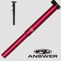 ANSWER Seat Post Extender Kit 22.2mm  x 304mm (Red)