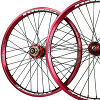 ANSWER 20 x 1.75" Pinnacle Wheel Set (Red)