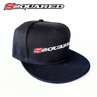 SSQUARED Snapback Hat (Black)