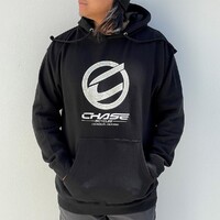 CHASE Round Icon Hoodie Black/Sand (Large)