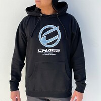 CHASE Round Icon Hoodie Black/Blue (Large)