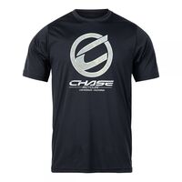 CHASE Round Icon Tee Shirt Black/Sand (Small)