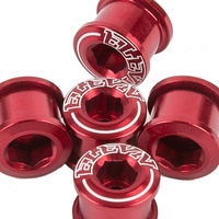 ELEVN Alloy Twin Allen Chainring Bolts 8.5mm x 4mm (Red)
