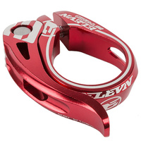 ELEVN Aero Seat Post Clamp Suit 25.4  Post Q/R (Red Anodized)