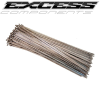 EXCESS Stainless Steel Spokes 80-pack 14g (Silver)