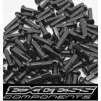 EXCESS Alloy Spoke Nipples 14G 80pack (Ano Black)