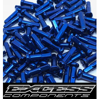 EXCESS Alloy Spoke Nipples 14G 80pack (Ano Blue)