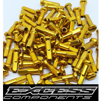 EXCESS Alloy Spoke Nipples 14G 80pack (Ano Gold)