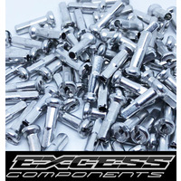 EXCESS Alloy Spoke Nipples 14G 80pack (Polished)