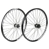 EXCESS XLC-2 24 x 1.50/1.75 Alloy Wheel Set 507x28 (Black-White)