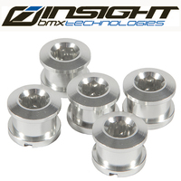 INSIGHT Cromo Chainring Bolts 6.5mm x 4mm (Chrome)
