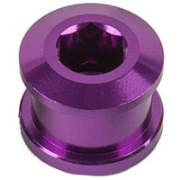 INSIGHT Alloy Chainring Bolts 6.5mm x 4mm (Purple)