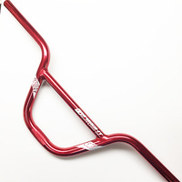 INSIGHT 6.5" Rise Alloy Race Bar (Red)