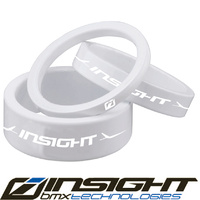 INSIGHT Head Set Spacers 1-1/8 Alloy 3, 5 & 10mm (White)