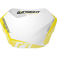 INSIGHT Pro Plate (White Background w/ Yellow)
