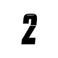 INSIGHT 4" Number-2 (Black) each