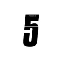 INSIGHT 4" Number-5 (Black) each