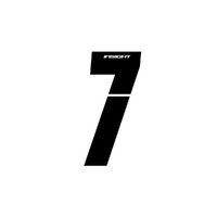 INSIGHT 4" Number-7 (Black) each
