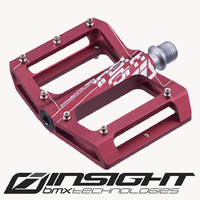 INSIGHT Mini Platform 9/16" Pedals (Red)