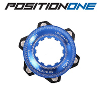 Position ONE ISO Center Lock Disc Adapter (Blue)