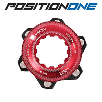 Position ONE ISO Center Lock Disc Adapter (Red)