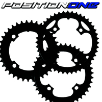 POSITION ONE 4 Bolt Alloy Chainrings 104mm bcd (37T-44T)