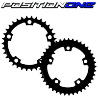 POSITION ONE 5 Bolt Alloy Chainrings 110mm bcd (34T-41T)